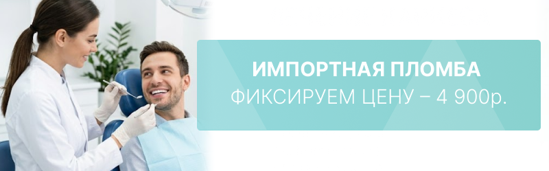 Фиксированная цена на пломбу 4 900 ₽